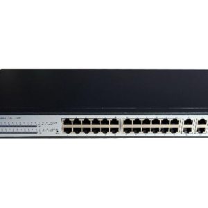 hikvision ds 3e2528p(b) 24 port gigabit full managed poe switch