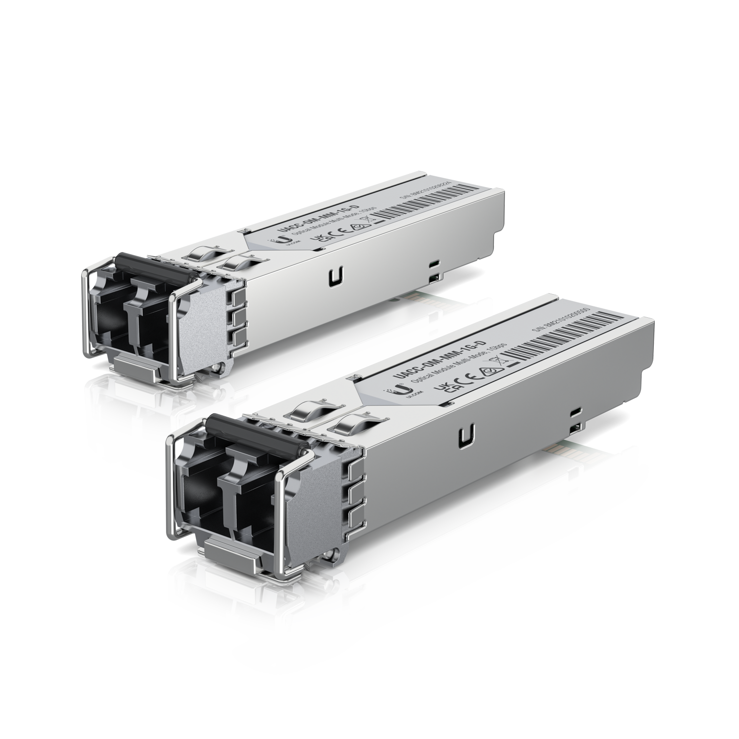 ubiquiti uacc om mm 1g d 2 módulo Óptico multimodo de 1 gbps pack 2