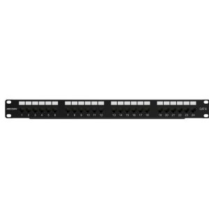 hikvision ds 1cp6u24 1u cat6 unsheilded 24 port patch panel, 1u