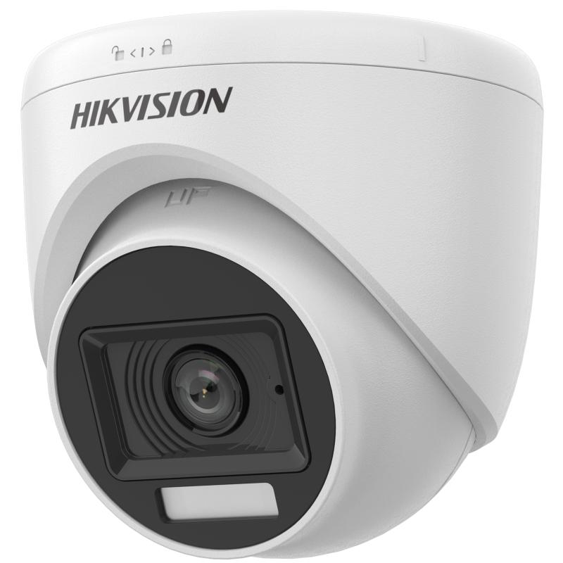 hikvision ds 2ce76d0t lpfs 2mp smart hybrid light audio fixed turret camera