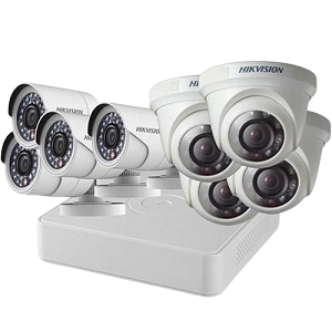 hikvision ds j142i/7108hqhi k1+4+4cam 8 ch h.264 1 mp bullet&turret kit