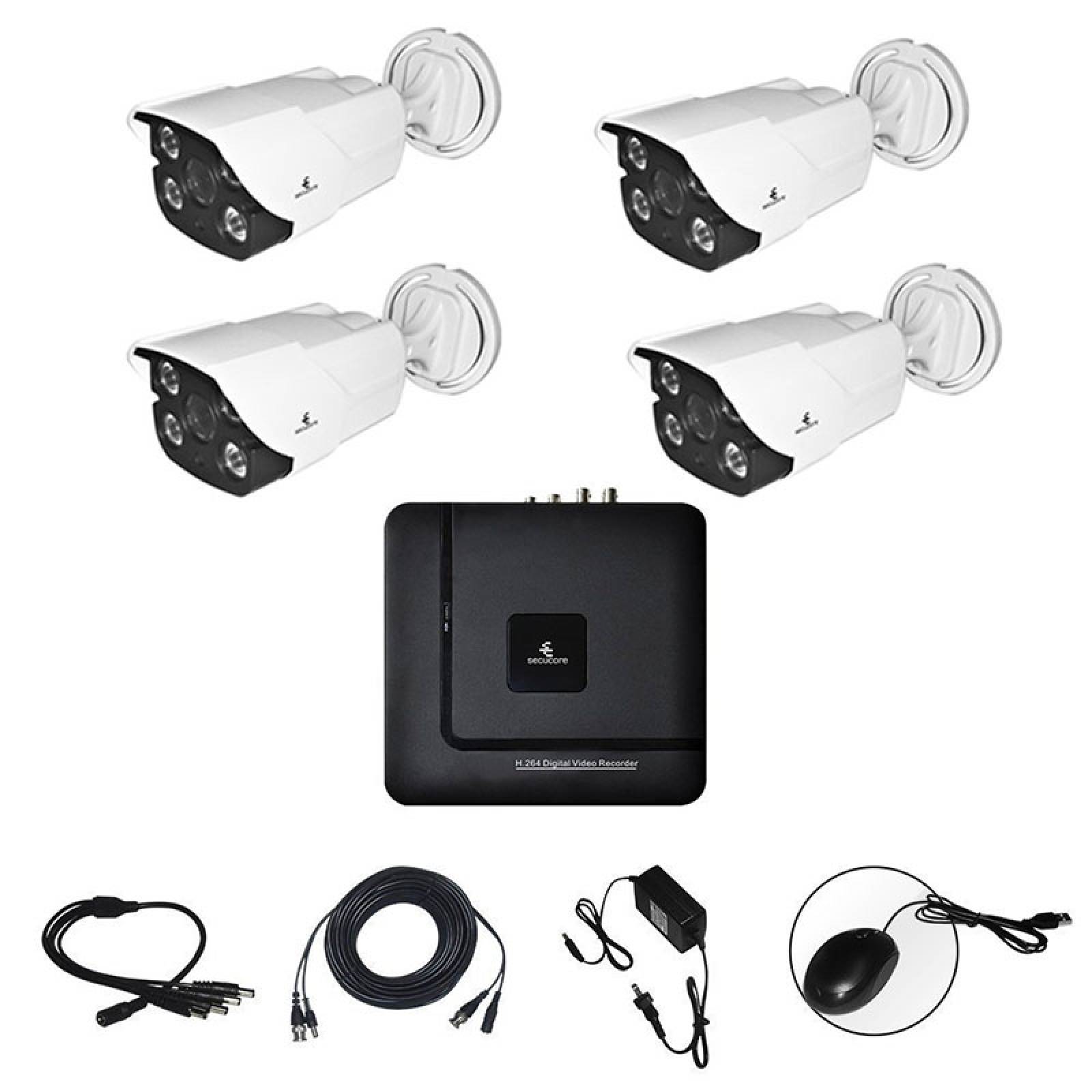 kit vigilancia ahd 4ch 4*c1069ah4 cam 1080p s/hdd