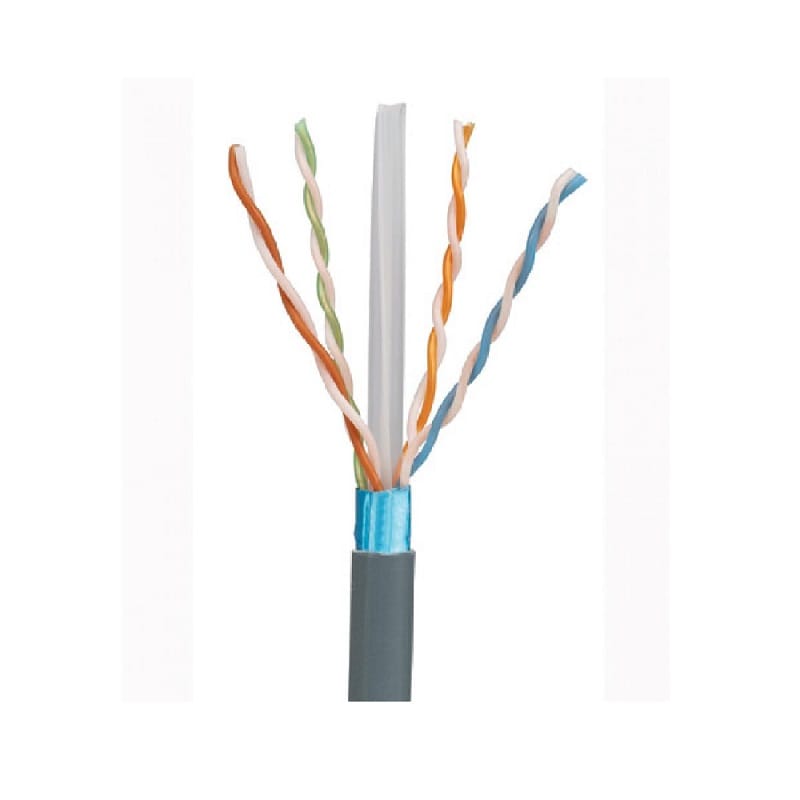 cabo rede 305m utp cat6 dlink cinza