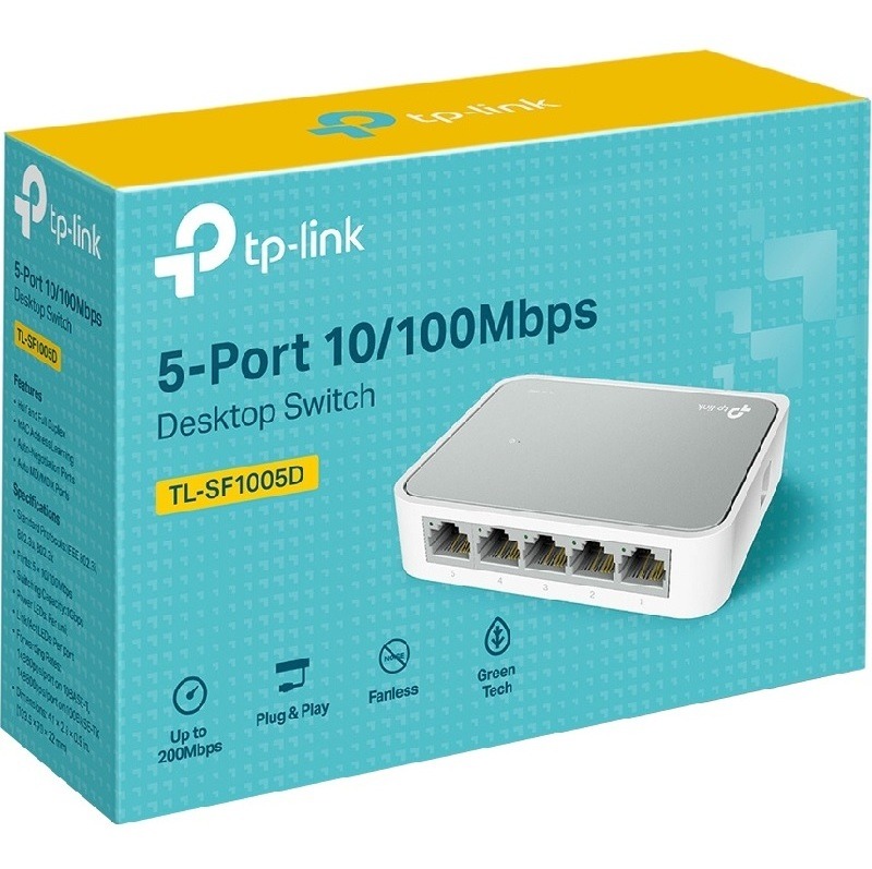 switch 5 tp link 10/100 easy smart