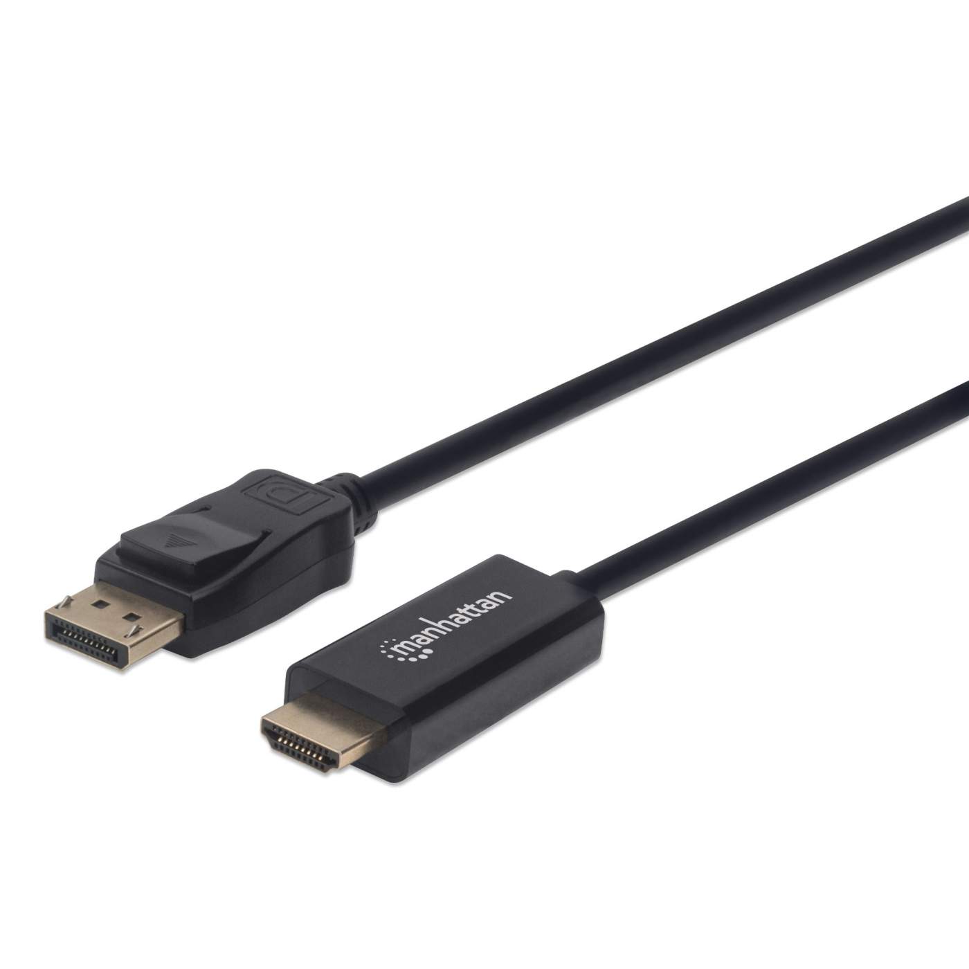 cabo displayport 1.8mt (m) para hdmi preto manhattan