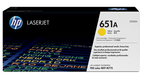 to hp ce342a * mfp 775 yellow (16 000)
