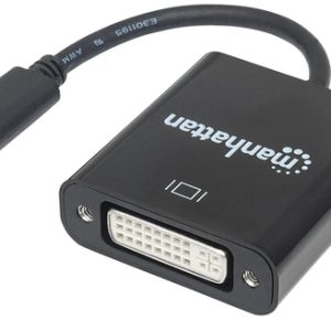 adapt usb c (m) to dvi (f) manhattan
