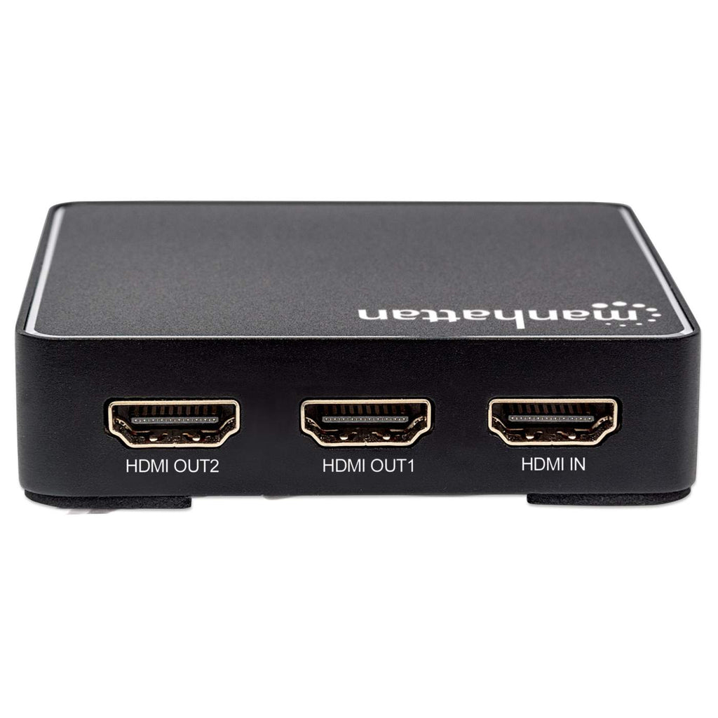 hub splitter 1xhdmi inp (f) to 2xhdmi out (f) 4k@60hz manhattan