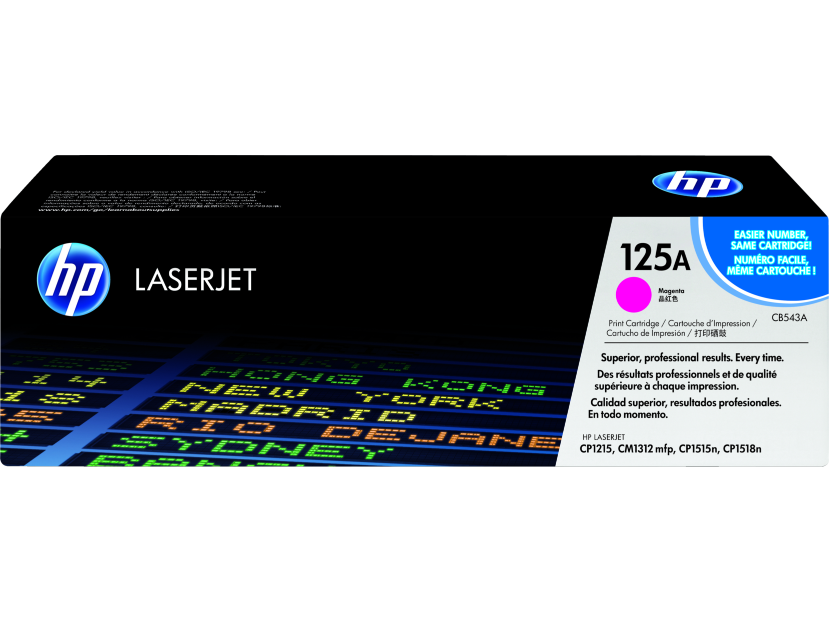 to hp cb543a * cm1312/cp1215/cp1515 mag