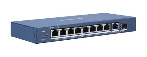hikvision ds 3e0510p e/m 8 port gigabit unmanaged poe switch