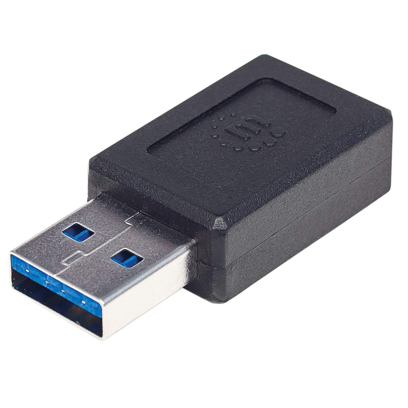 adapt usb c 3.1 (f) para usb a(m) manhattan