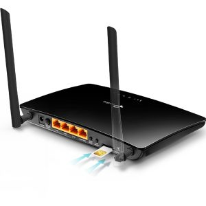 ROUTER TP-LINK WIFI 4G LTE 300Mbps N 3X10/100Mbps LAN Port, 1× 10/100 Mbps LAN/WAN Port, 1 Micro SIM Card Slot