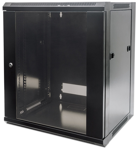 ARMARIO 12U 570X450 INT 19″ AÇO PRETO
