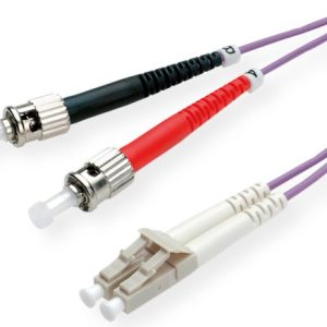 PATCH CABLE F.O. LC/ST 2M MULTIMODE 50/125 OM4