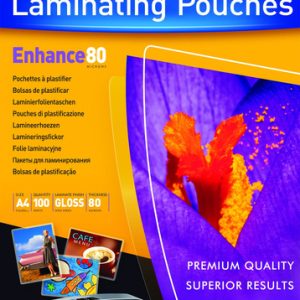 BOLSAS PLASTIFIC.FELLOWES  80MIC A4/100