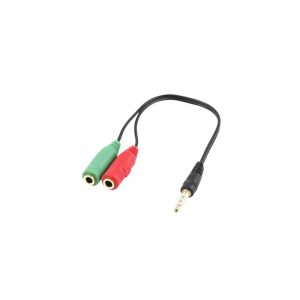 ADAPT AUDIO EWENT 1X3.5MM M TO 2X3.5MM F