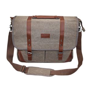 BOLSA KINGSLONG 15.6" KLM230821 CASTANHO
