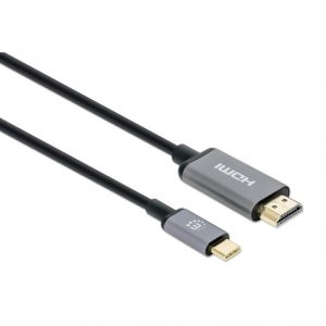 CABO USB-C 2MT (M) TO HDMI (M) 4K MANHATTAN Gold-Plated