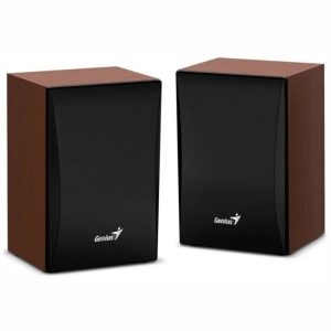 COLUNAS GENIUS BLUETOOTH CASTANHO ESCURO