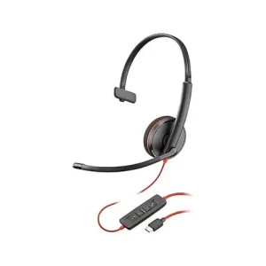 HS POLY BW C3210 STEREO USB-C + ADAPTADOR USB-C/A