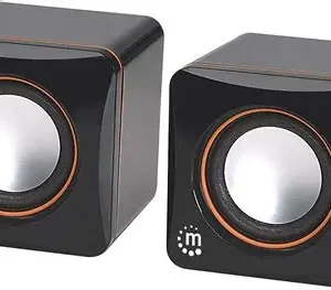 COLUNAS MANHATTAN 2.0 6W RMS PRETA