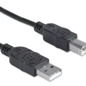 CABO USB-A M PARA USB-B M 5M SUPERPEED MANHATTAN PRETO