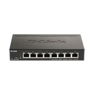 SWITCH 8 DLINK SMART 10/100/1000 POE 64W POWER BUDGET