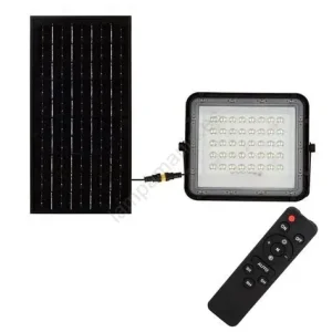 LUMINARIA LED EXTERIOR 10W 2000L 3.2V/12AH CONTROLO REMOTO
