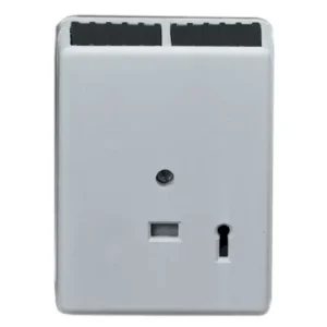 Botão Pânico - Duplo Reed SW, Reset Por Chave - Contacto NF - Branco