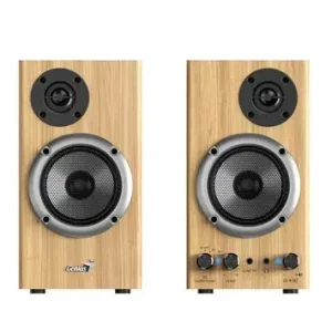COLUNAS GENIUS SP-HF520BT 20W 3D SURROUND BT MADEIRA PINHO