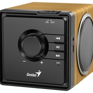 COLUNAS GENIUS BLUETOOTH  SP-916BT C/MIC 6W MADEIRA