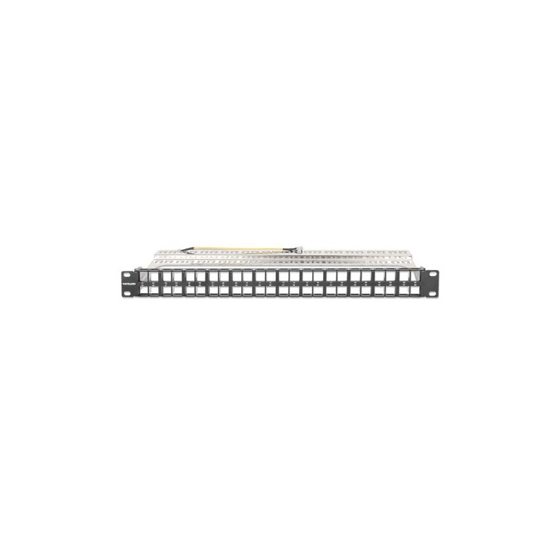 PATCH PANNEL-48 VAZIO 1U SHIELDED INTELLINET - Imagem 3