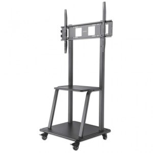 SUPORTE TV MANHAT. 37" A 100" MÁX. 150KG C/RODAS