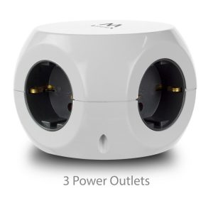 TOMADA TRIPLA EWENT + 3 USB 2.4A 1,5MT BRANCO
