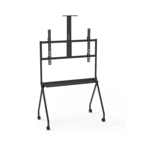 Suporte NAPOFIX Chão Carrinho p/ TV c/rodas Preto 60" a 86"