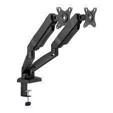 Suporte de Secretária Gaming Full-Motion para Duplo Monitor