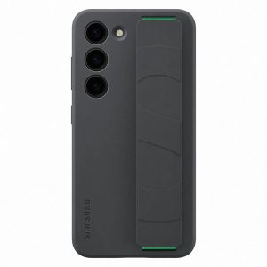 Capa Silicone SAMSUNG Galaxy S23 Preto c/Grip