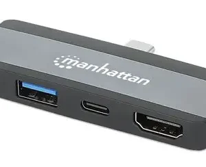 DOCK. USB-C (4-IN-1) HDMI,USB-A,USB-C (100W),3.5MM MANHATTAN