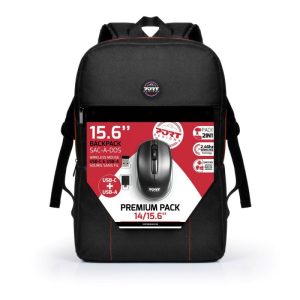 MOCHILA PORT DESIGNS PREMIUM 15.6″ BACKPACK + RATO (OFERTA)