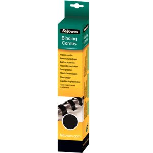 FE ARGOLAS PLASTIC A4  6MM/25 PRETA