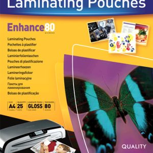 BOLSAS PLASTIFIC.FELLOWES 80MIC A4/25