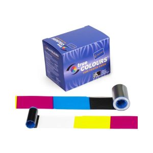 ZEBRA RIBBON I SERIES COLOR-YMCK 625 IMAGES RETRANSFER