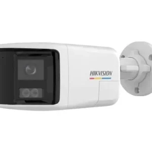 6 MP Dual Lens Stitched Wide Angle ColorVu with Smart Hybrid Light Fixed Bullet Network Camera