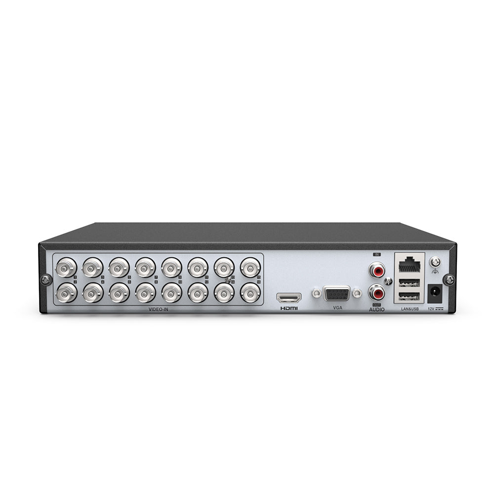 16-Ch 1080P Lite 1U H.265 Dvr Two Way Audio - Imagem 2