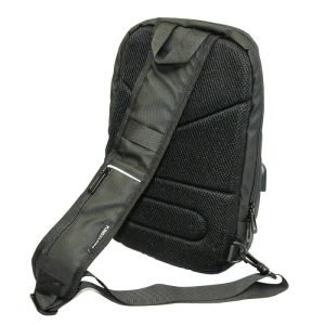 BOLSA KINGSLONG 11″ KTB180810A TIRACOLO C/ PORTA USB PRETO