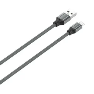 CABO LDNIO USB PARA MICRO-USB 1M GREY