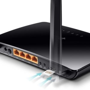 ROUTER TP-LINK WIFI 4G LTE 300Mbps N 3X10/100Mbps LAN Ports, 1X10/100Mbps LAN/WAN Port, 1 Micro SIM Card Slot
