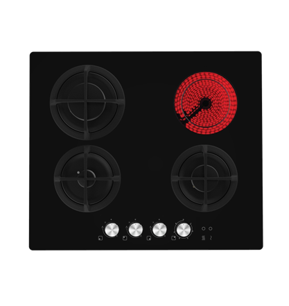 MIDEA | Placa GAS/ELECTRIC 60CM 4B