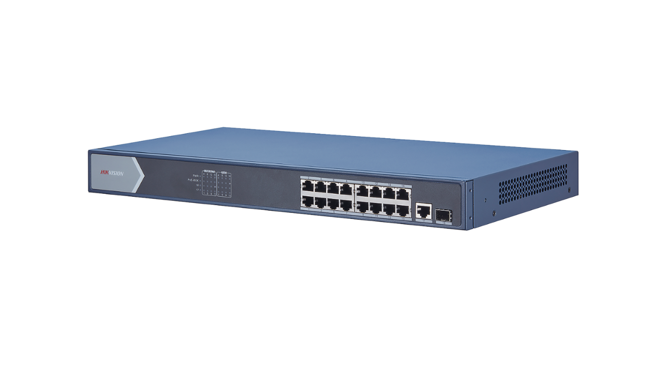 16 Port Gigabit Unmanaged POE Switch