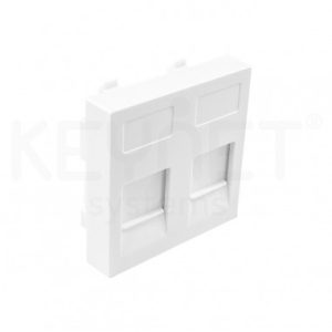 Módulos Tomada Dupla para RJ45 45×45